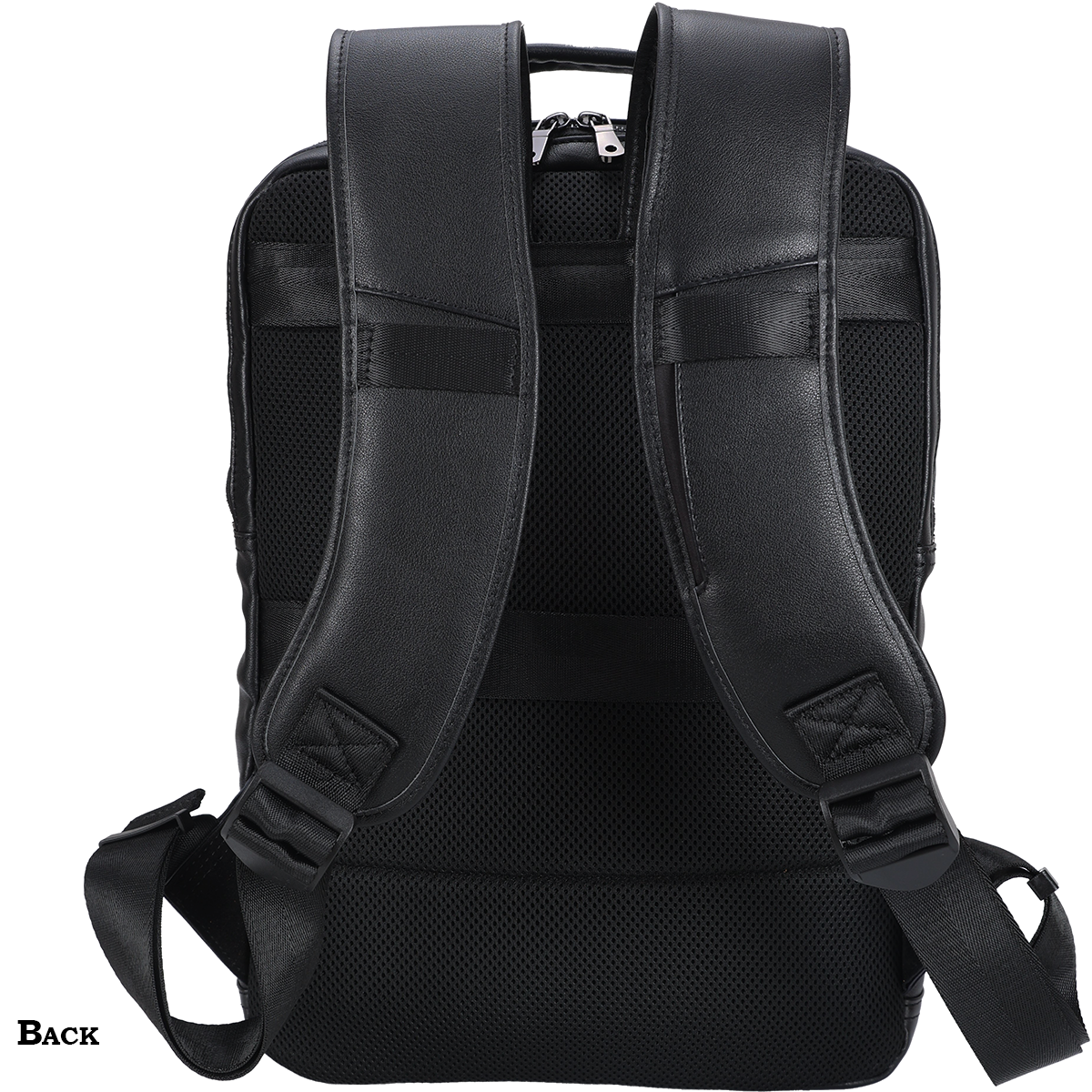 Angelo 17.3" Multi Pockets Vintage Leather Laptop Backpack